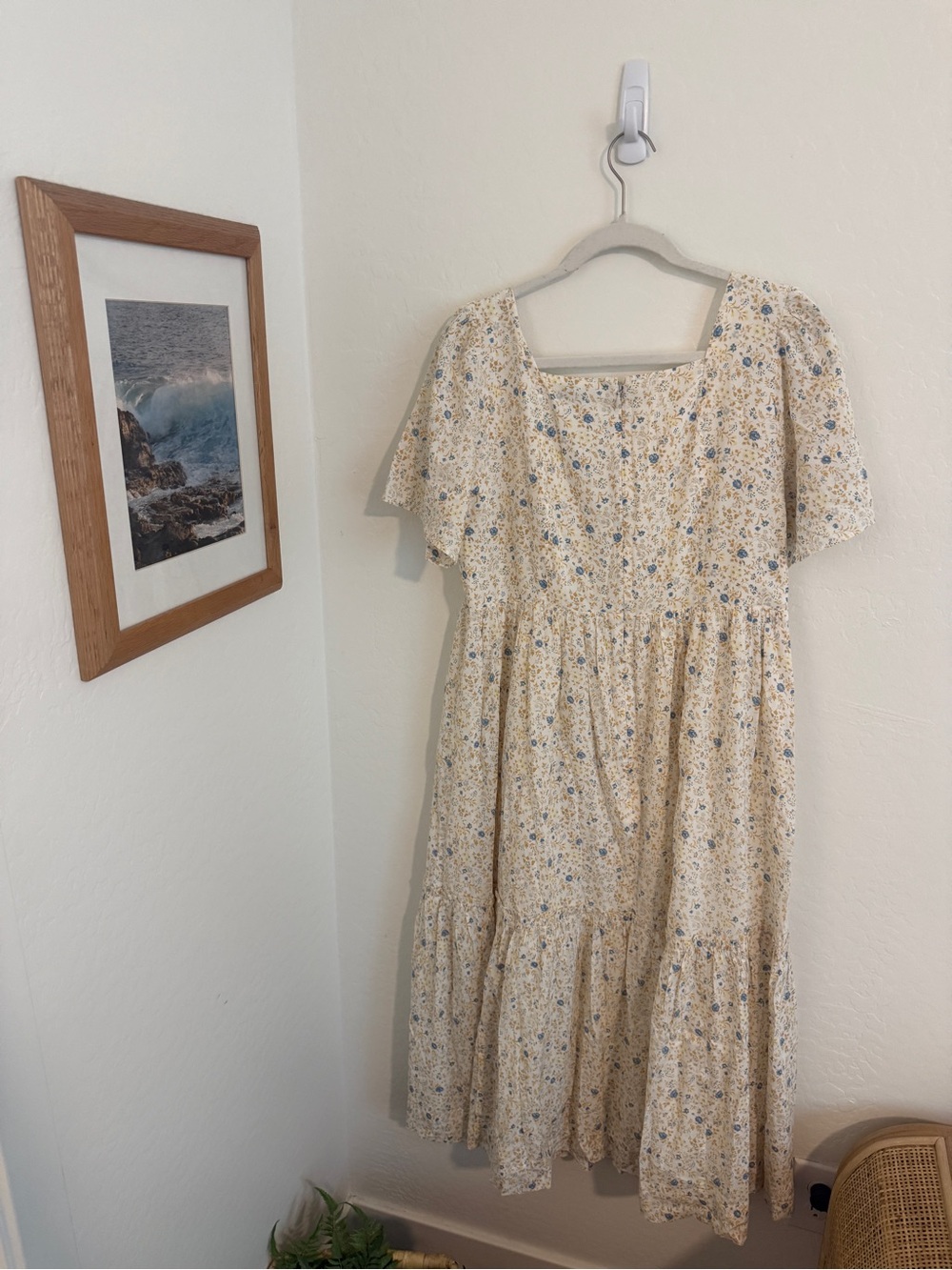NWT Madewell Floral Midi Dress - Picture 5 of 5